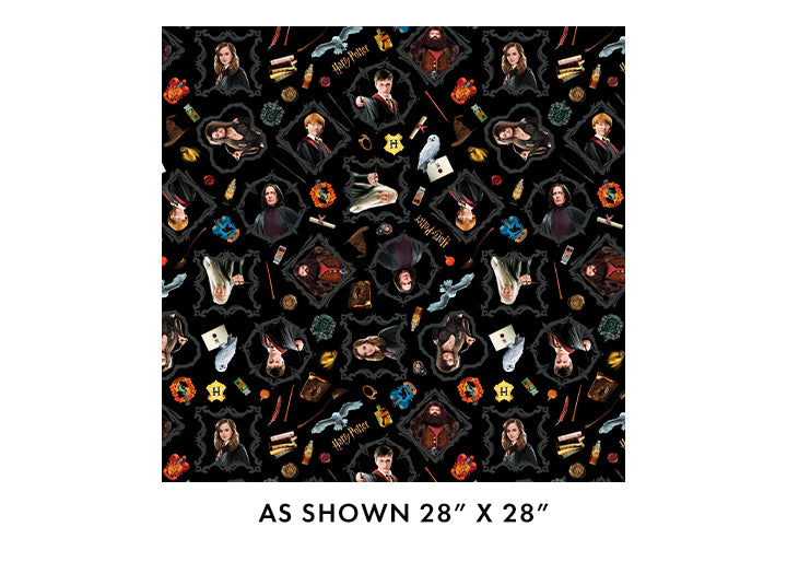 Harry Potter - Magic - Black - 108" Wideback