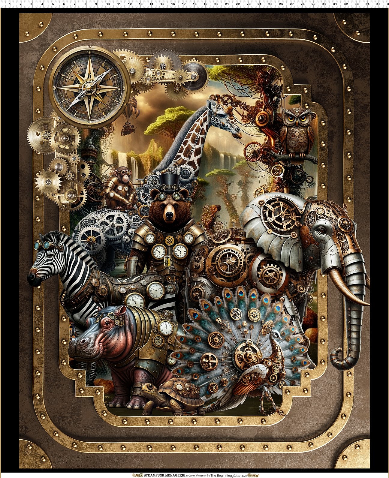 Steampunk Menagerie - lg Panel