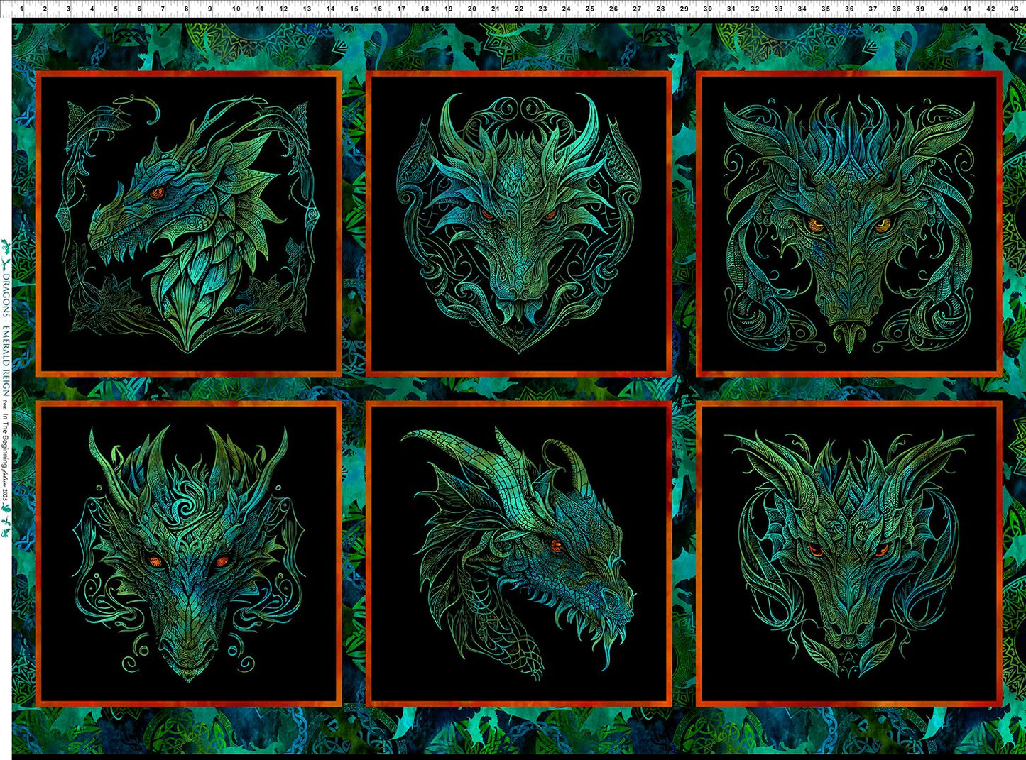 Dragons - Emerald Reign - Small Pane