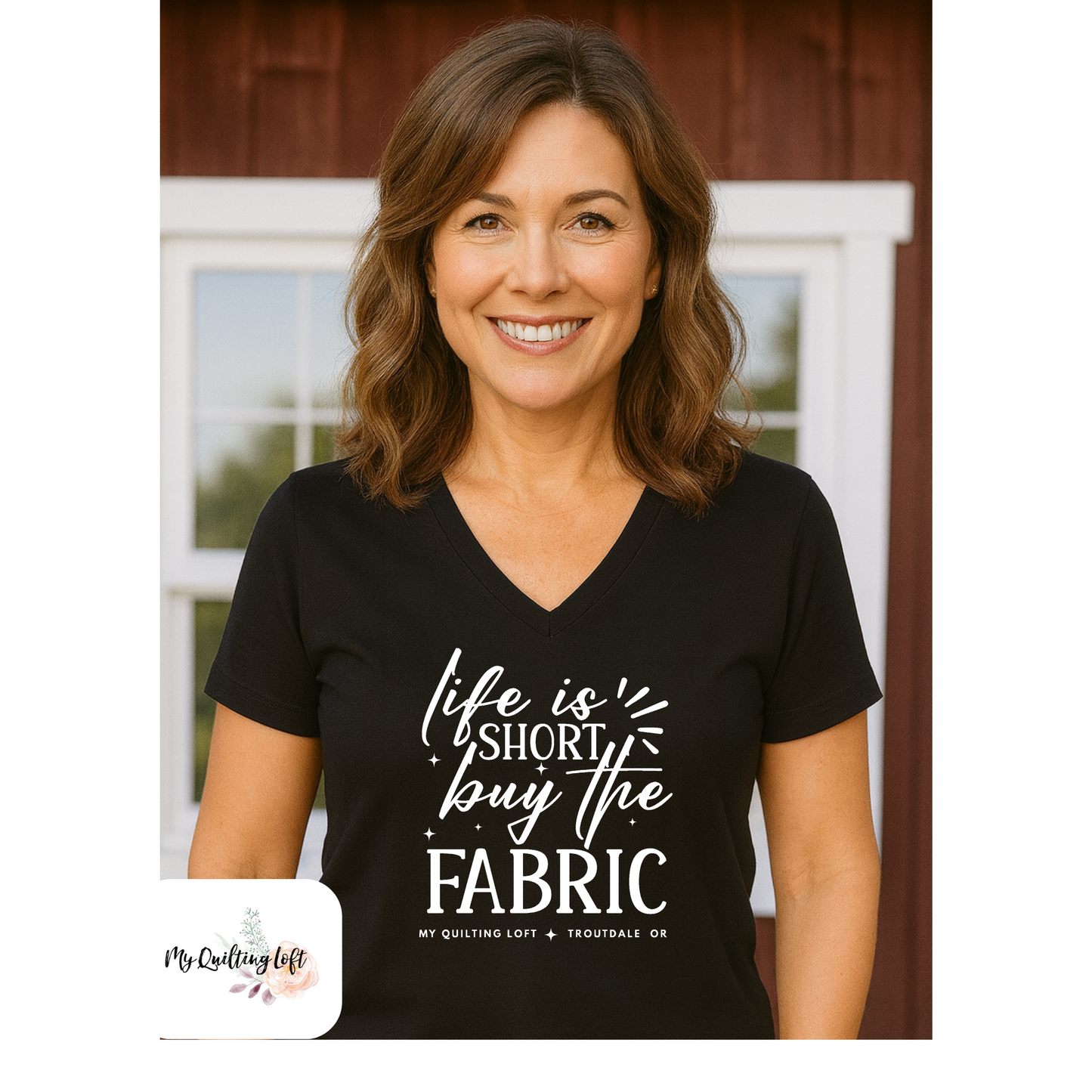 Quilt-Tees - Life is Short