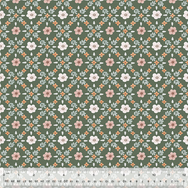 Petal and Purr - Garden Lattice - Sage