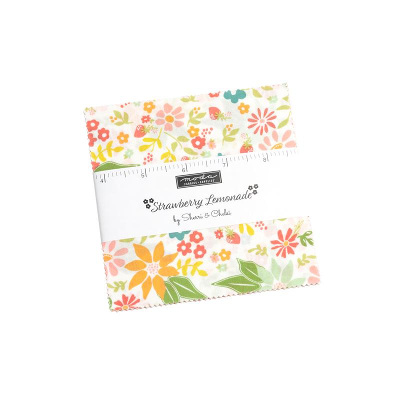 Strawberry Lemonade Charm Pack 37670PP Moda Precuts#1