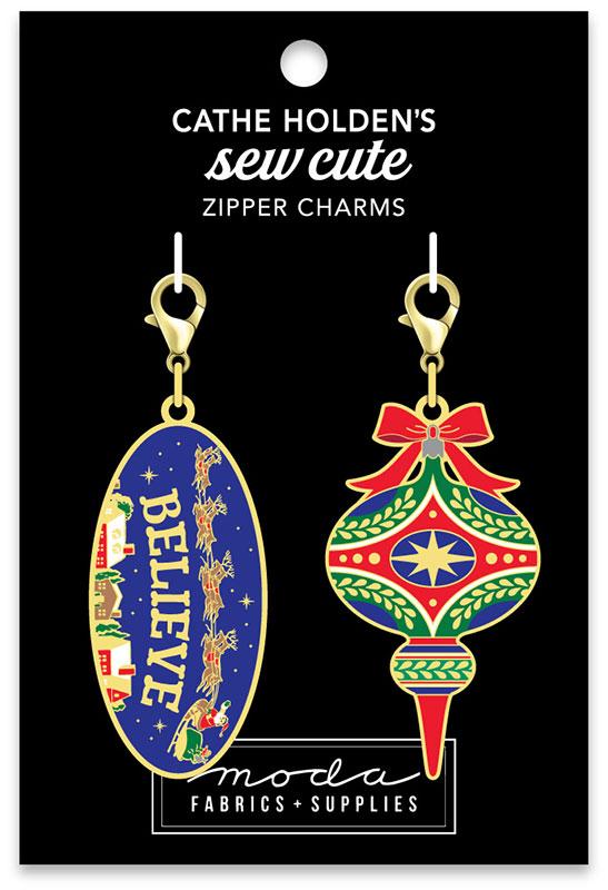Ornaments Zipper Pull 2ct CH127 Moda #1