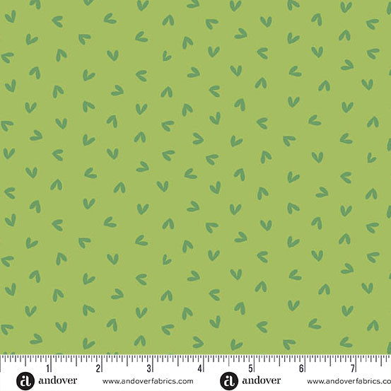 Sunny Honey by Amy Latta Hearts Aflutter Green