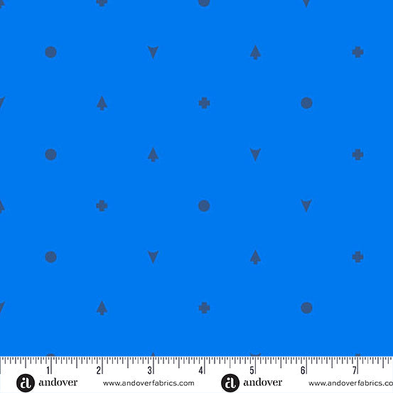 Camp Kitschy Lala by Alison Glass Symbolic Cobalt