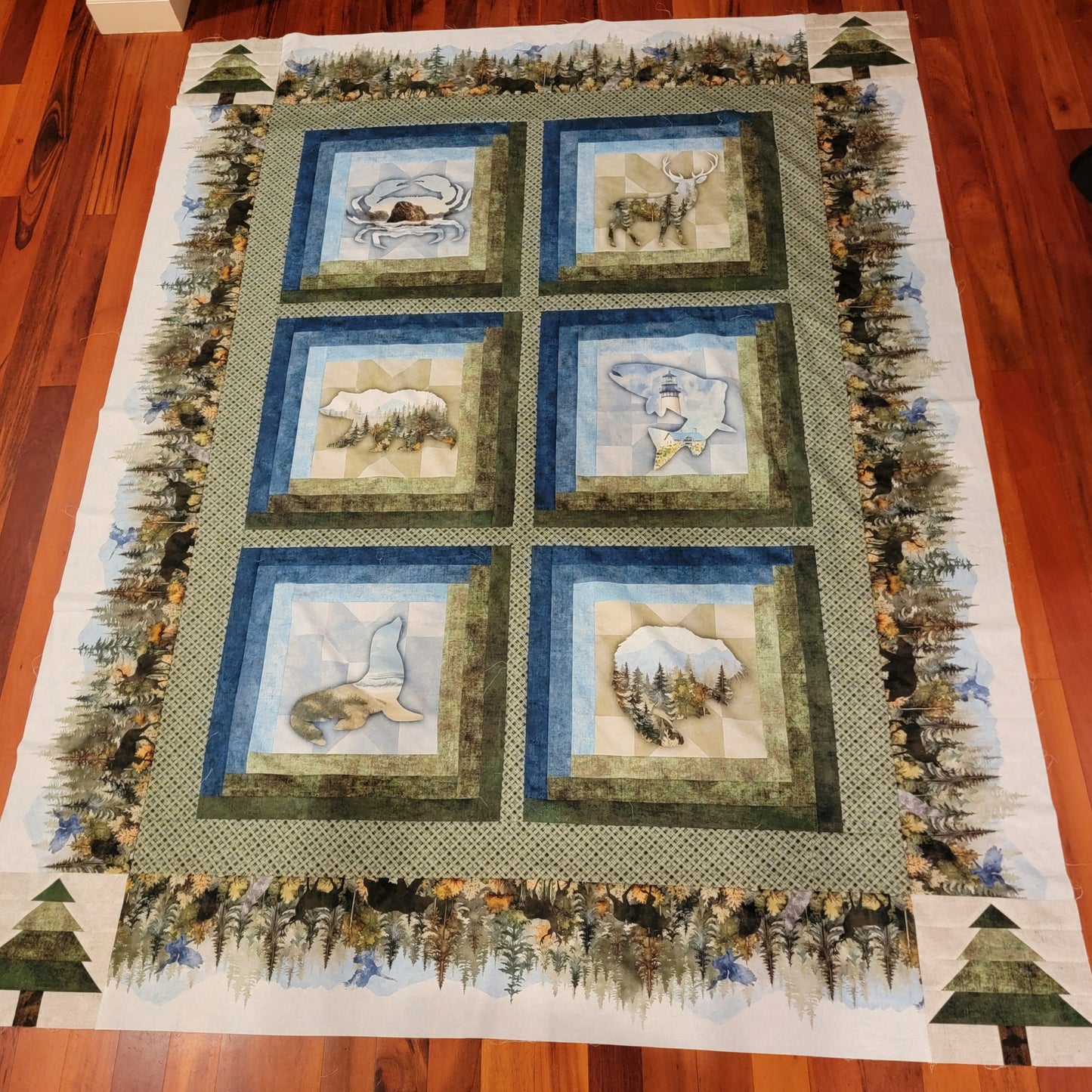 APNWSH 2025 Cabins in the Woods Quilt Kit PREORDER