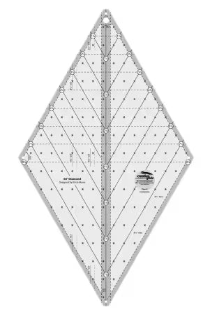 Creative Grids Quilt Ruler 60 Degree Diamond # CGR60DIA