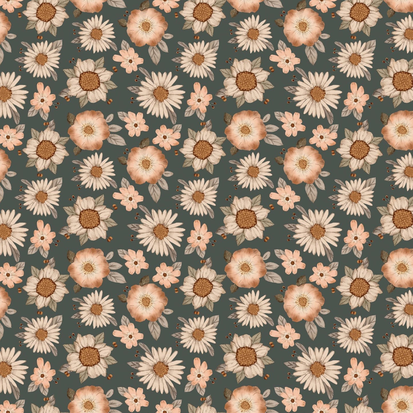 Charmwood Large Floral Spruce