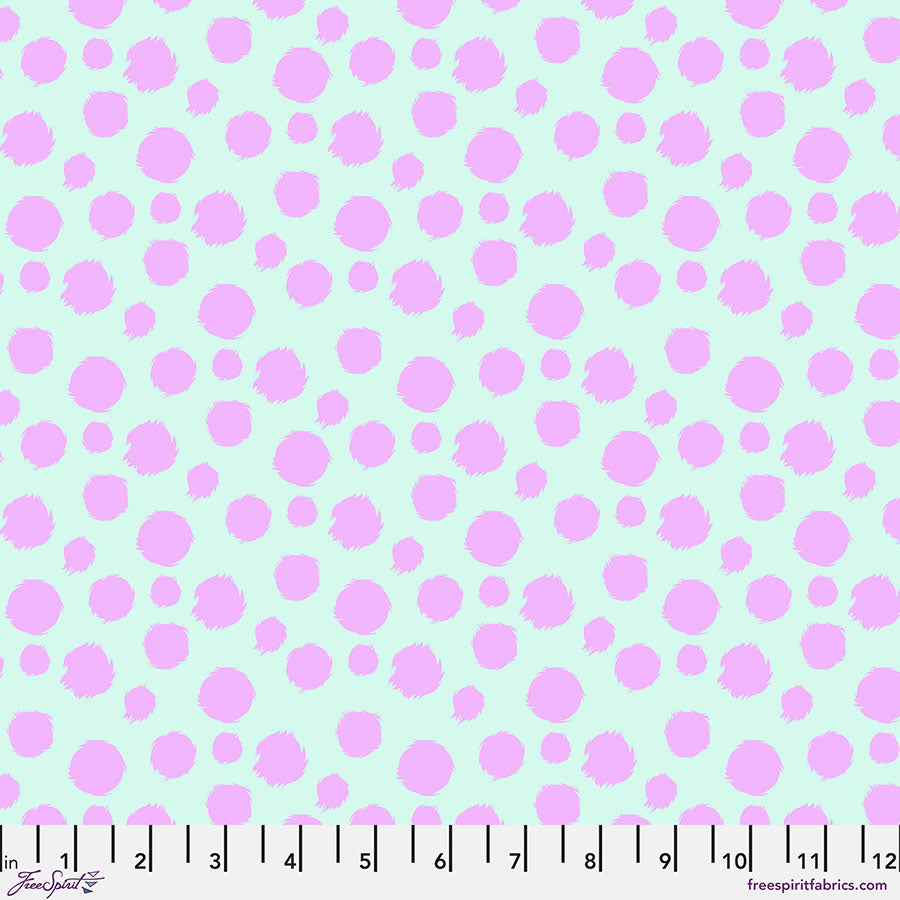 Tabby Road Déjà Vu - Fur Ball - Technomint - Tula Pink