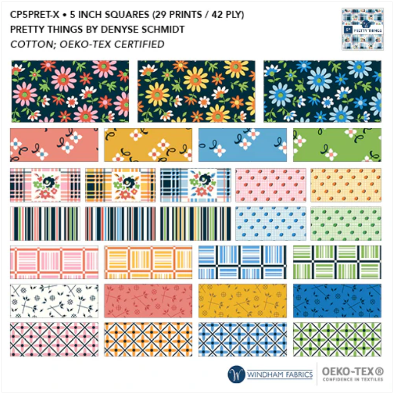 Pretty Things 5"x5" Square Pack