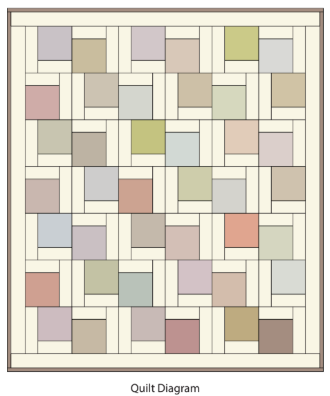 Zig Zag Charm Quilt Kit