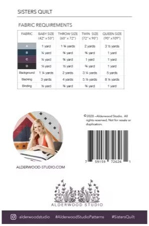 Sisters Quilt Pattern - Pre-Order