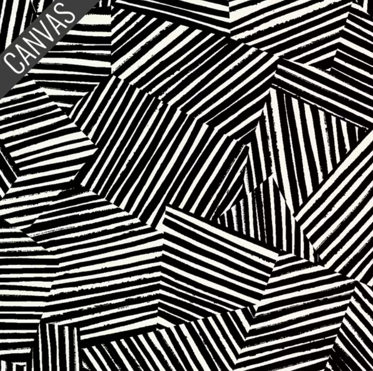 Cloud 9 - Lines Maze Canvas