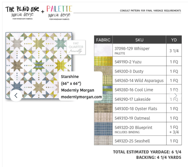 Starshine Kit throw size 66" x 66"