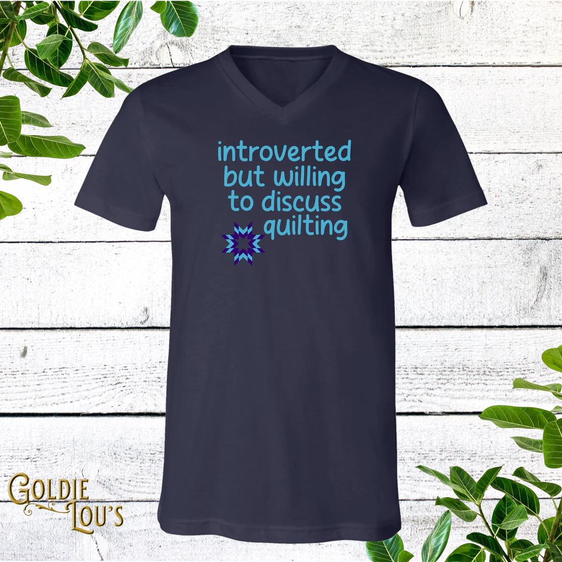 Introverted But Willing to Discuss Quilting - T-Shirts