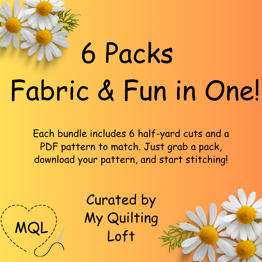 6 Pack Patterns – My Quilting Loft
