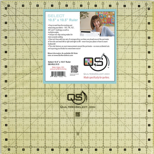 10 1/2" x 10 1/2" Quilters Select ruler