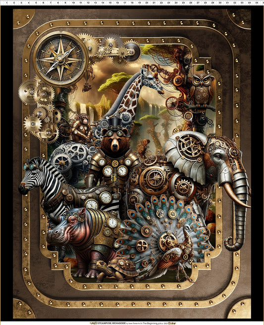 Steampunk Menagerie - lg Panel