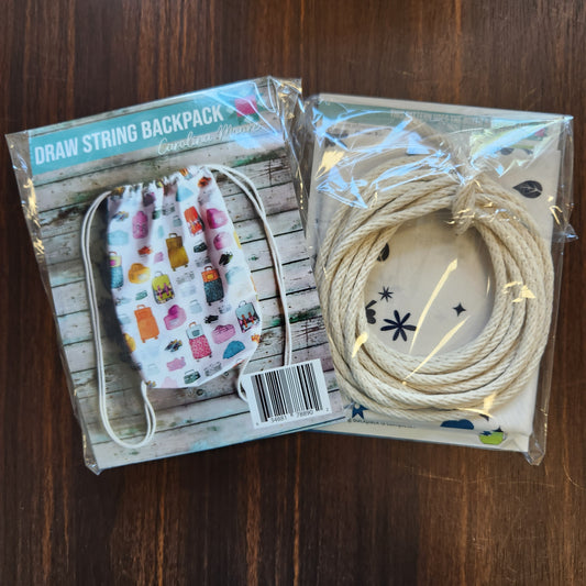 Draw String Backpack Pouch Club - Aug 25