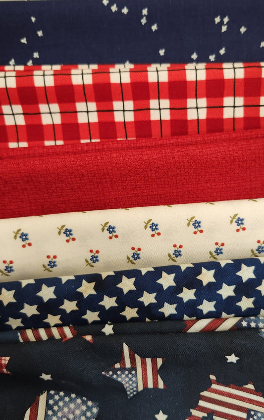 Patriotic Fat Quarter Bundle (6)