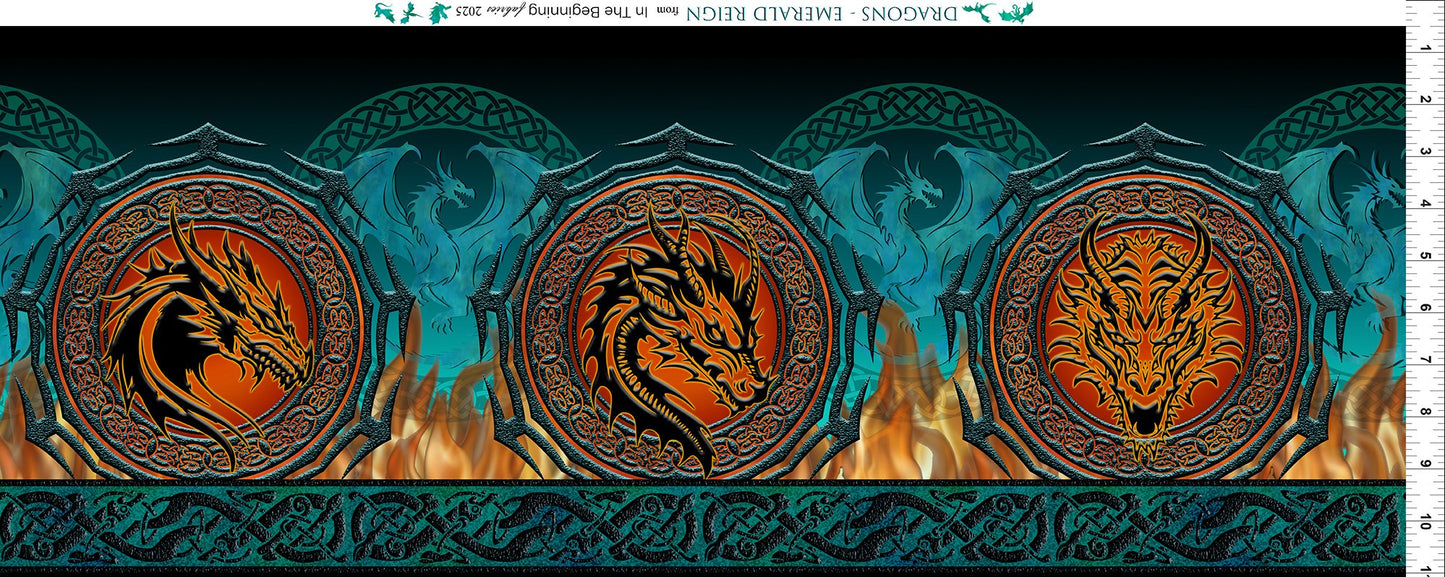 Dragons - Emerald Reign - Border
