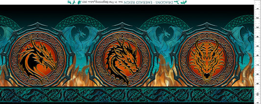 Dragons - Emerald Reign - Border