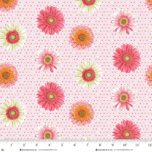 Bloomscape Set Flowers Pink/Multi Fabric | Henry Glass