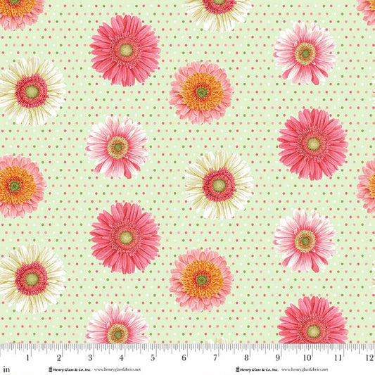 Bloomscape Set Flowers Green/Multi Fabric | Henry Glass