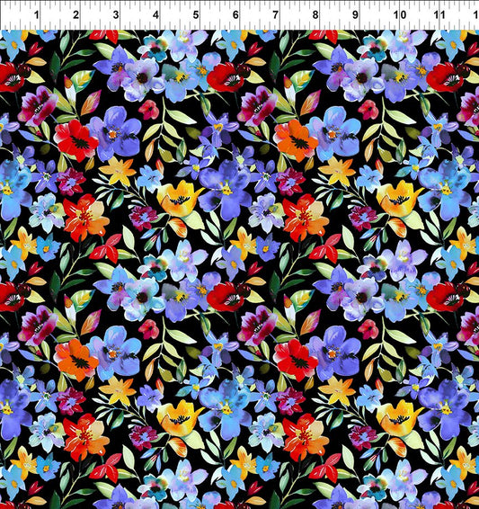 Blooming Day & Night - Black Garden