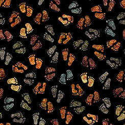 BIGFOOT - Bigfoot Footprints - black