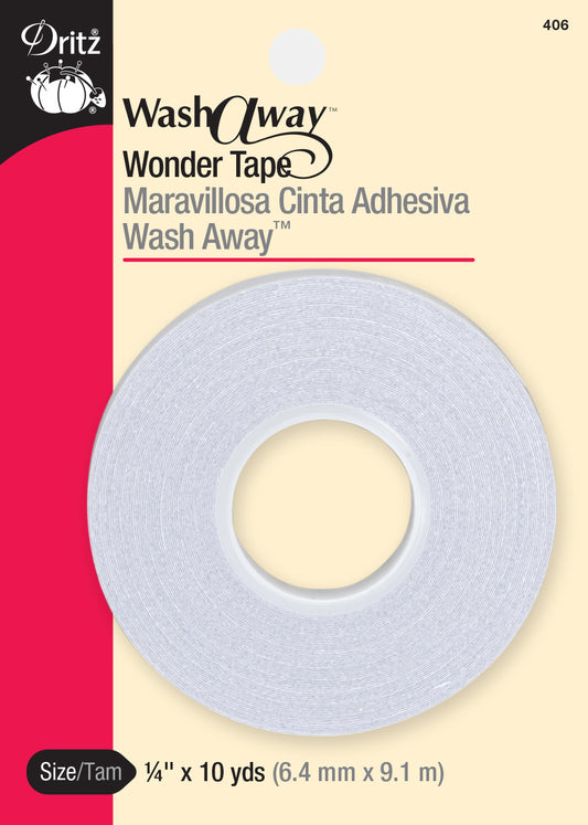Wash Away Wonder Tape 1/4" x 10 yds
