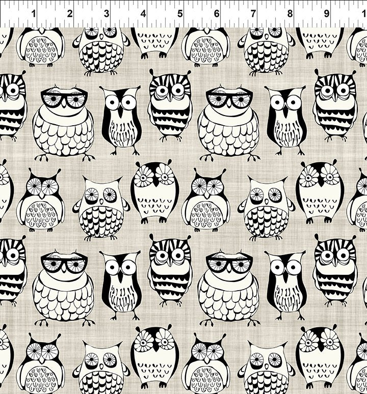 Sketchbook Prints - Sewing - Owls
