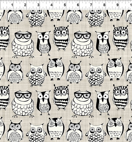 Sketchbook Prints - Sewing - Owls