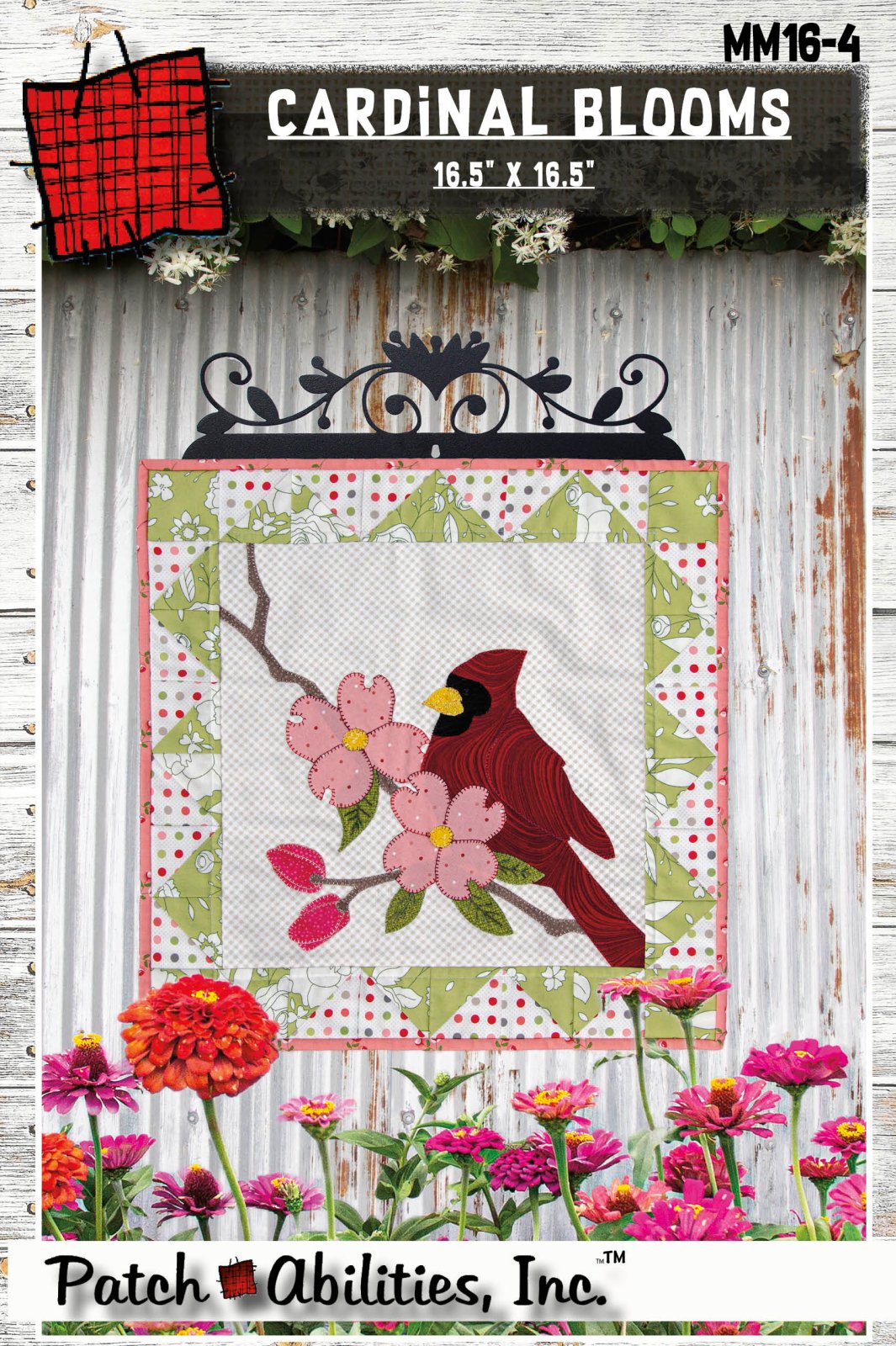 MM16-04 Cardinal Blooms pattern - Pre-Order