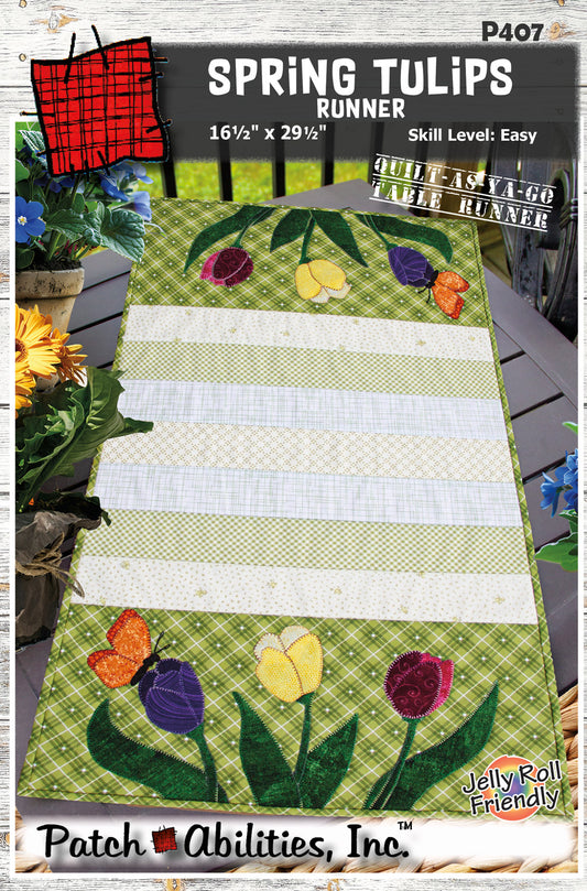 P407 Spring Tulips runner - Pre-Order