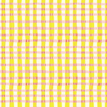 Lucky Rabbit - Pink Painted Plaid