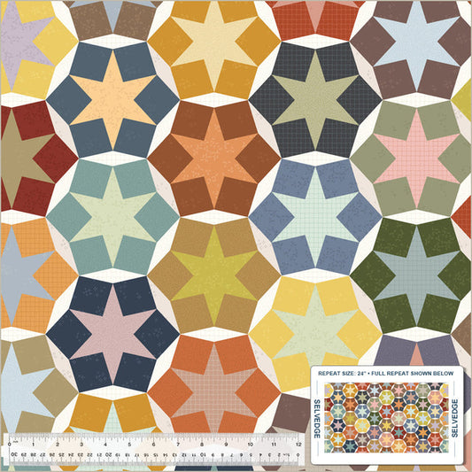 Nature Study 2.0 - Stellar Whole Cloth - Multi