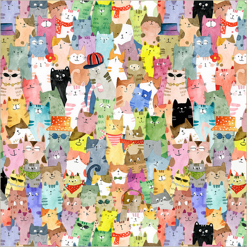 Cats Around Town Full of Purrsonality Multi