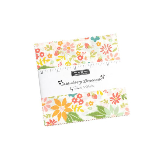 Strawberry Lemonade Charm Pack 37670PP Moda Precuts#1