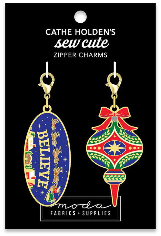 Ornaments Zipper Pull 2ct CH127 Moda #1