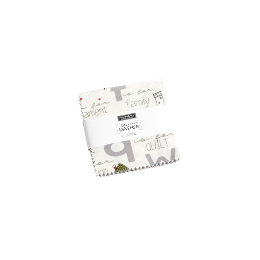 On Dasher Mini Charm 55660MC Moda Precuts#1