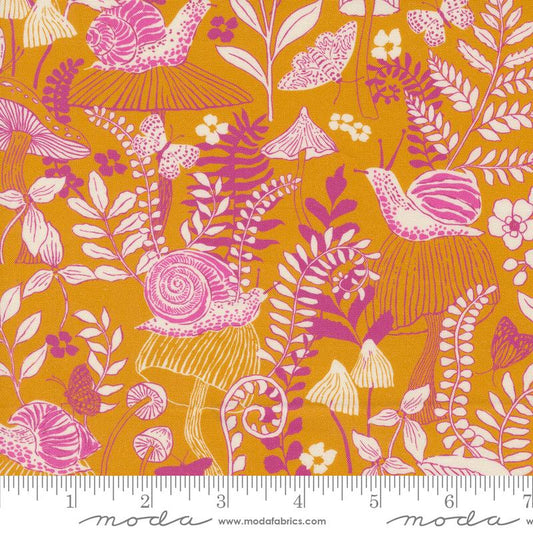 Maeve Mushroom Moths Golden 11933 24 Moda #1