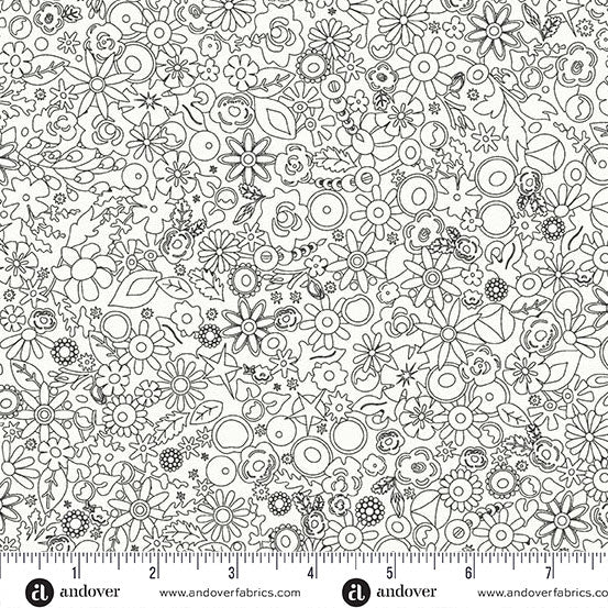 Sun Print Whisper by Alison Glass Woodland Panda