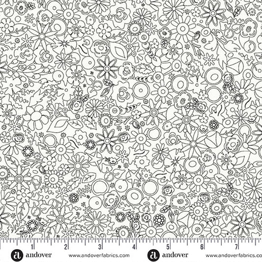 Sun Print Whisper by Alison Glass Woodland Panda