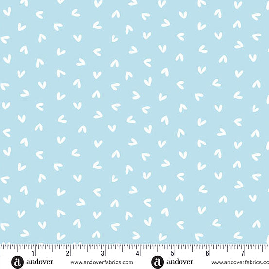 Sunny Honey by Amy Latta Hearts Aflutter Blue