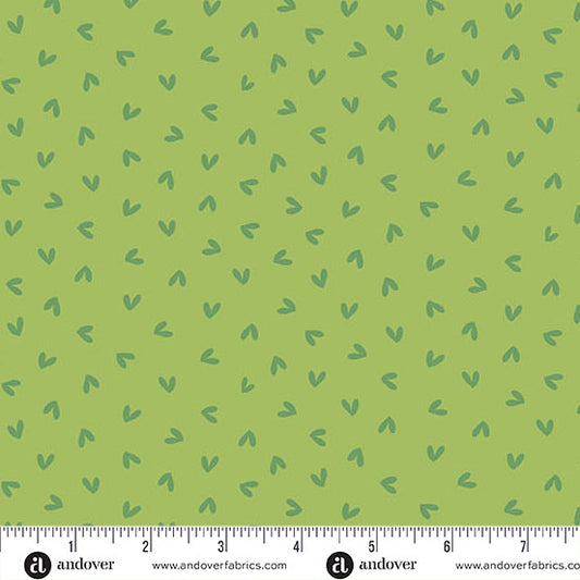 Sunny Honey by Amy Latta Hearts Aflutter Green
