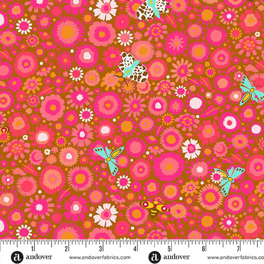 Camp Kitschy Lala by Alison Glass Daisy Field Amber