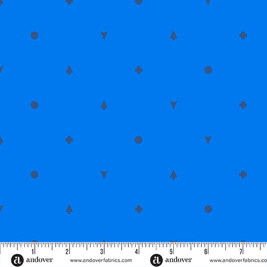 Camp Kitschy Lala by Alison Glass Symbolic Cobalt