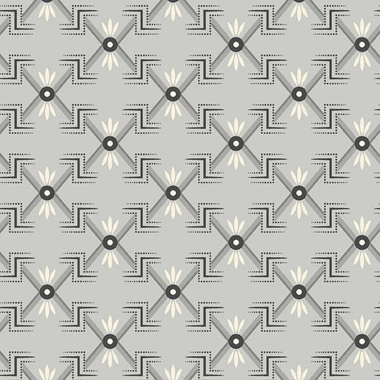 Tangent by Andover Fabrics Blanket Gray