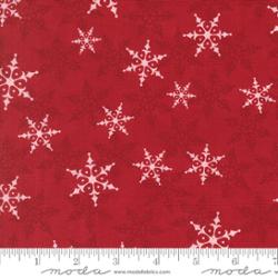 108" Winter Friends   Berry Red 108030 17    Moda Basics  #1